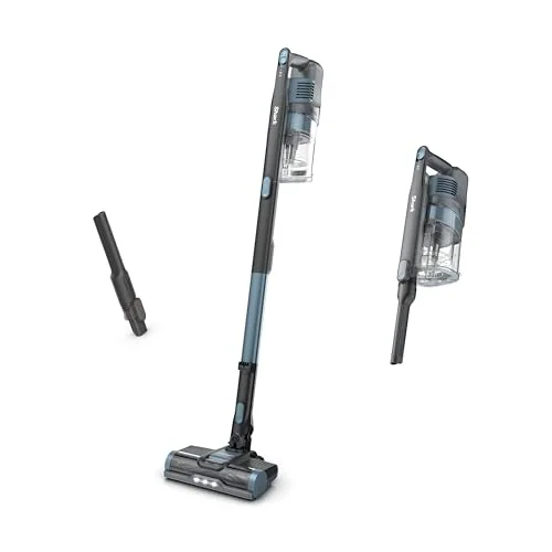Shark Pet Cordless Stick Vacuum | XL Dust Cup, LED Headlights, Removable Handheld Vac, Crevice Tool | Portable Vacuum for Pet Hair | Carpet & Hard Floors | 40-Min Runtime | Ice Blue | IX141AMZ